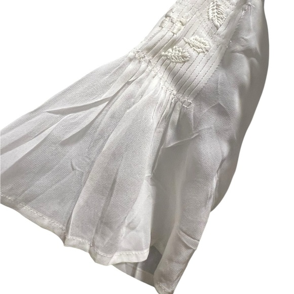 Elegant Cream Embroidered Dress - Picture 7 of 9